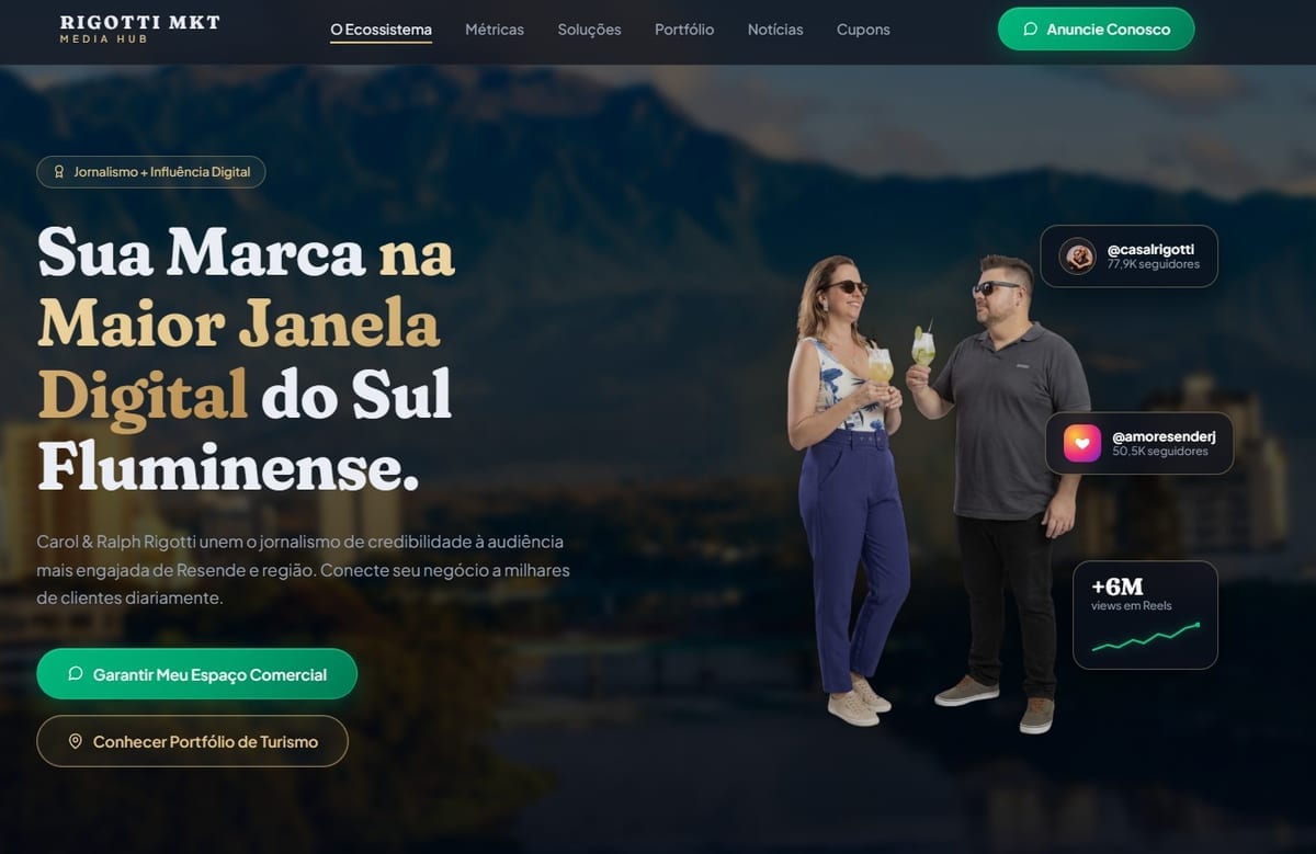 Casal Rigotti - Influencers Resende RJ